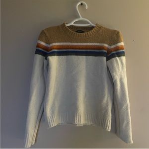 F21 Vintage Style Stripe Sweater